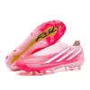 Nuevos zapatos de fútbol transfronterizos TF con tacos pequeños, AG de corte bajo con tacos largos, para competición y entrenamiento de jóvenes y adultos, en stock