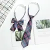 Jk Juego de Corbata Estilo Universitario Uniforme de Estudiante Camisa Corbata de Lazo Mujeres Perezoso Sin Corbata Hombres Uniforme Japonés Corbata Flor