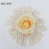 Cabezas de Flores de Rosa Artificiales para Decoración de Pared, Estilo Búlgaro, Diámetro de 9 cm, Cabezas de Flores Falsas, Flores de Seda al por Mayor, Decoración del Hogar