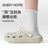 Zuecos de Mujer Verano 2026 Estilo Nuevo para Interiores Antideslizantes de Suela Gruesa de Punta Cerrada para Exteriores Anticolisión Transpirables Antibacterianos Cómodos Zapatos
