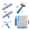 Herramienta para limpiar vidrios, rasqueta para encimeras, limpiaparabrisas de escritorio para el hogar, baño, espejo, raspador de silicona para limpiar paredes