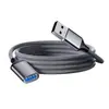 Cable de Extensión USB Macho a Hembra de 2 m Cable de Extensión Usbotg Disco Duro de Computadora Cable Adaptador para Memoria USB Cable de Extensión Transfronterizo