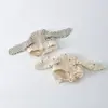 Chapéu de coelho floral estilo delicado para bebê com tiras de renda e proteção para as orelhas, adequado para bebês e crianças pequenas usarem para fotografia ao ar livre