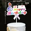 Cartão para Decorar Bolo Escrevível Cartão Inserção para Cupcakes de Bolo Decoração de Mesa de Sobremesas de Festa Decoração de Assados