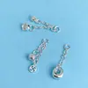 Plata Pura 999 Colgante de Cuentas Separadoras de Pez Loto Accesorios Retro Fat Fortune Accesorios de Tres Vías Borla Materiales Hechos a Mano DIY