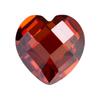 Huagang Gem Em Forma De Coração Dupla Tartaruga Cor Do Rosto Cúbico Zircon Nua Pedra Dupla Tartaruga Xadrez Rosto Jóias Acessórios
