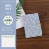 Caderno Bordado Minimalista em Tecido Borboleta A5 A6 Planejador Estudantil Caderno Alta Estética Bloco de Notas Portátil