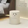 Lixeira com laço simples para casa fofa de cachorrinho sala de estar cozinha quarto de dormir de aparência bonita balde de armazenamento grande capacidade