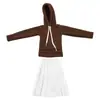 Muñeca de hojas muñeca babi 60cm juguete ropa de baño Ropa deportiva vestido con capucha disfraz regalo para niños bebé