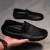 Zapatos de Hombre, Zapatos de Cuero de Piloto, Zapatos Casuales de Moda de Gama Alta para Hombre, Zapatos tipo Beanie de Suela Blanda