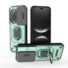 Adecuado para la Nueva Funda de Teléfono Móvil con Anillo de Oso de Combate para Huawei Nova14Ultra Funda de Teléfono Móvil Nova14Ultra con Ventana Deslizante