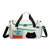 Bolsa de Viaje de Gran Capacidad Tendencia Empalme Colgable con Ruedas Bolsa de Almacenamiento para Viajes de Negocios Compartimento Independiente para Zapatos Estilo Japonés Bolsa de Gimnasio para Mujer