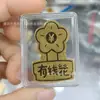 Adesivo de Telefone de Ouro Puro 999 para Riqueza Instantânea, com Adesivo Traseiro, Adesivo de Ouro 2mg, Presente Promocional para Lojas de Ouro em Transmissão ao Vivo