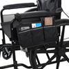 Bolsa de armazenamento lateral para cadeira de rodas, bolsa de armazenamento para apoio de braço de carro elétrico, bolsa de armazenamento pendurada à prova d'água, bolsa de pendurar lateral para carrinho de bebê