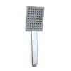 Xiamen Processing Custom Full Electroplating Square Hand Shower Bathroom Sanity Room Single Function Square Shower Head