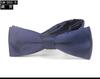 Nueva pajarita doble de color sólido negro, rojo y azul marino para caballero, corbata de negocios, pajarita de camarero, venta al por mayor