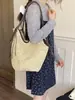 Bolsa de Palha Tecida Versátil de Grande Capacidade para Ombro/Axila Feminina Bolsa Tote Moda Tecida Transfronteiriça Primavera/Verão 2026