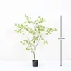 Árvore de Oliveira Artificial de 1,2m, Nandina, Planta em Vaso Banana-do-Viajante, Decoração de Casa, Planta Verde Artificial, Decoração de Paisagismo de Chão