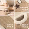 Pantuflas Hamudin con estampado de estrellas retro, pantuflas de algodón para mujer para interior y exterior, de suela gruesa, antideslizantes, que aumentan la altura y cálidas