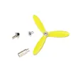 Lámpara de pato de ruibarbo para bicicleta libélula de bambú casco Hélice accesorios collar arma de comer pollo accesorios de pato de viento roto
