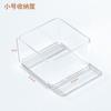 Vestindo Armor Caixa de Armazenamento Quadrado Transparente Simples Nail Art Display Box Caixa de Espécime Caixa de Exibição de Joias Caixa de Armazenamento