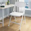 Silla Plegable para Uso en Casa, Silla de Plástico Moderna y de Moda para Fotos, Silla para Dormitorio, Oficina, Reuniones, Capacitación, Exterior con Respaldo, Venta al por Mayor