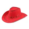 Chapéu de Cowboy Ocidental Chapéu de Cowboy Camurça Chapéu de Cowboy Dick Chapéu de Cavaleiro Cowboy Chapéu de Sol de Verão Chapéu de Jazz Cênico