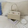 2025 Nueva Moda Otoño e Invierno Bolso Kelly de Cuero Suave de Gama Alta Bolso Pequeño Cruzado de Mano Bolso de Mujer