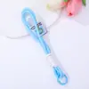 Etiqueta tecida de camada dupla com contas coloridas cordão tecelado para celular pingente de chaveiro com contas mosquetão DIY pingente para garrafa de água