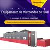 Extrusora de micro-ondas tipo túnel Liwei linha de produção de secagem de ração para animais de estimação controle inteligente PLC