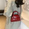 Design de Nicho 2025 Nova Bolsa Coreana Feminina Bolsa de Concha Bolsa de Ombro Único Transversal Moda Versátil Bolsa Quadrada Pequena