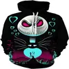 Halloween Navidad Cry Night Transfronterizo Amazon Nuevo Payaso de Terror Sudadera con Capucha Sudadera con Capucha Sudadera con Estampado Digital Hombre