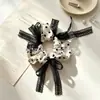 Venta directa del fabricante: Goma de pelo de encaje con lazo fresca y simple, Goma para el pelo estilo pastoral, Diadema, Cuerda para el pelo
