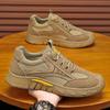 Zapatos de protección laboral zapatos de hombre primavera nuevo transpirable obra construcción trabajo antideslizante resistente al desgaste tenis casuales transfronterizos zapatos de trabajo hombre