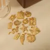 Venta Directa del Fabricante de Joyería de Acero Inoxidable Personalizado OEM/ODM Joyería de Gama Alta Chapada en Oro de 18 Quilates Pulsera para Mujer Collar Pendientes