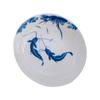 Louça azul e branco placa de porcelana Jingdezhen cerâmica doméstica osso China cerâmica disco tigela conjunto presente atacado