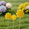 Decoración de jardín estilo pastoral Chunqi, flor y hoja, inserto, molde de silicona, vela perfumada DIY, molde de yeso