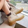 Sapatos Masculinos de Cano Alto, Botas de Trabalho Desert Masculinas da Moda Tendência, Botas Amarelas Masculinas, Botas Martin Confortáveis e Respiráveis para Homens