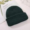 Gorro de punto transfronterizo de color sólido, gorro de punto de invierno, gorro de punto de lana para hombres y mujeres, estudiantes, gorro melón
