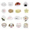 Pegatina Mágica de Gatito Tostada Pescando Kawaii Adorable Dibujo Animado Pegatina para Flequillo Herramienta de Peinado para el Lado del Cabello de Niña