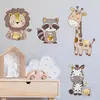 Ma19605 Jirafa del Bosque Búho Lámina Dorada Pegatina de Pared Decoración de Fondo para Sala de Estar Habitación Infantil Pegatina de Pared Autoadhesiva