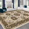 Alfombra Transfronteriza para Sala de Estar, Alfombra Estilo Europeo de Lujo Ligero para Sofá y Mesa de Café, Alfombra Doméstica Resistente a las Manchas y Fácil de Cuidar, Base Lavable, Alfombra de Cachemira Sintética