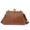 Bolso Pequeño Retro para Mujer Principios de Otoño 2026 Nuevo Elegante Cadena Hombro Único Axila Forma de Concha Texturizado Nicho Bolso Cruzado
