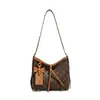 Bolsa Transversal Monograma Monica Kiki Feminina 2026 Nova Leve Luxo Moda Versátil Ombro Único Bolsa Feminina para Ir ao Trabalho Casual