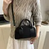 Nova Bolsa Transversal de Exportação Retro Outono e Inverno 2025 Bolsa Boston Almofada de Camurça Bolsa de Ombro Transversal Moderna