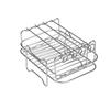 Accesorios de parrilla multicapa para freidora de aire de acero inoxidable 304, rejilla deshidratadora apilable de doble o triple capa, rejilla de filtro
