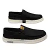 Sapatos de lona masculinos, sapatos de linho, sapatos de lona estilo Pequim, sapatos sem cadarço, tênis casuais masculinos, sapatos slip-on da moda, sapatos casuais de linho para o verão