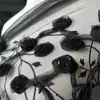 Nuevo tejido de malla con bordado de pequeñas rosas tridimensionales para vestidos, faldas largas, ropa, bolsos y venta al por mayor de tela para bordar