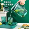 Botella de agua fría para refrigerador, taza de agua fría para el hogar, gran capacidad, resistente a altas temperaturas, cubo para bebidas de té de frutas, jarra para agua fría, botella de agua helada