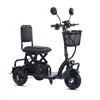 Nova Scooter Elétrica Dobrável de Três Rodas Ultra Leve Portátil para Idosos Pequena Doméstica Bateria Moped para Deficientes